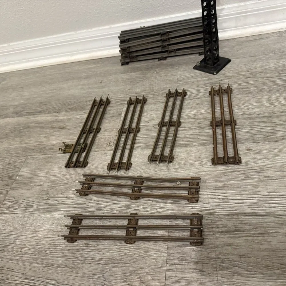 Vintage Lionel O Gauge Curved & Straight & Switches Train Track Pieces 1950s